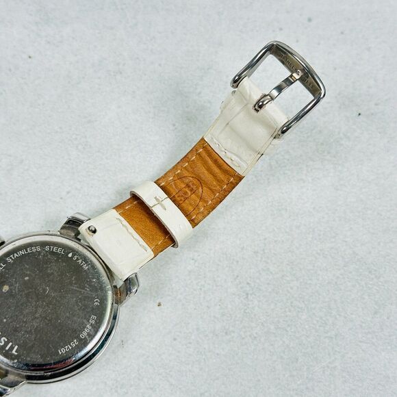 Fossil Watch Womens 38mm Multifunction Rhinestone Bling Bezel New Battery main image 4